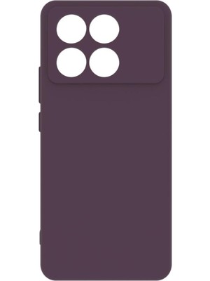 Lenax Leather Xiaomi Poco X6 Pro 5g Kılıf Kamera Korumalı Silikon Rubber Arka Kapak