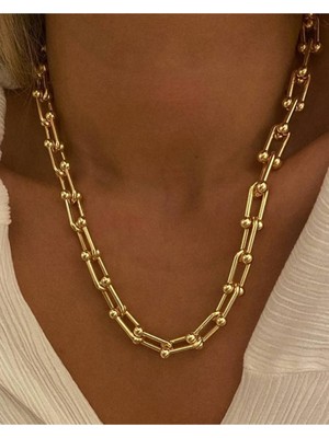 Normadia Şık Çelik A Kalite Vıp Tiffany Kolye, 45 Cm, Zarif Tasarım