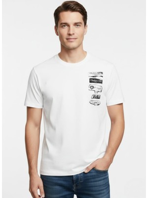 Dior Dıor Bisiklet Yaka T-Shirt