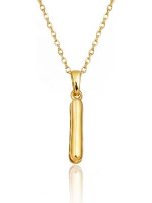 Hakan Mücevherat I Harfi Balon Model 14 Ayar Altın Kolye