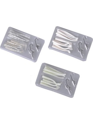 Özbience Lrf Micro Sandeel Kit 12 Adet, Çok Renkli Suni Balık Yemleri Seti