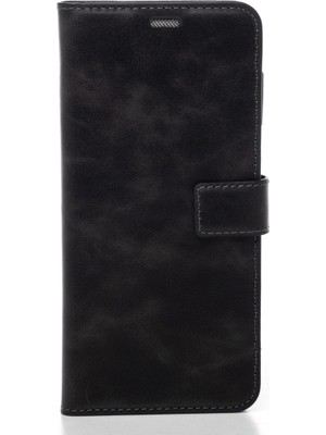 Lenax Leather Infinix Smart 9 Hakiki Deri Cüzdanlı Kapaklı Cüzdan Kaliteli Lüks Kılıf
