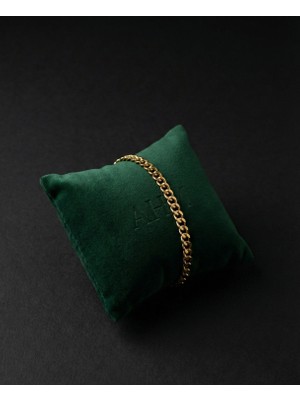 Maison AHM Kararmaz Çelik Italyan Zincir Bileklik