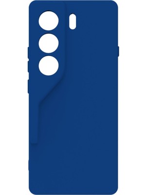 Lenax Leather Tecno Camon 40 Kılıf Kamera Korumalı Silikon Rubber Arka Kapak