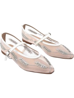 Kindep (Gedik Paşalı) Tül Kadın Babet Beyaz