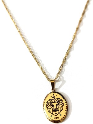 Normadia Şık Mineli Çelik Kolye, Zarif ve Modern Kadın Takısı