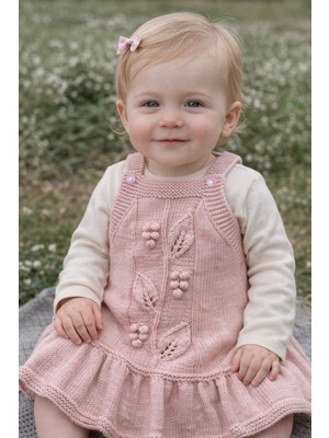 Handmade by Sevgi El Örgüsü Bebek Elbisesi