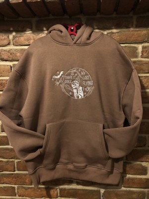 Harmony Factory Oversize Nakış Işlemeli Kapüşonlu Hoodie Sweatshirt