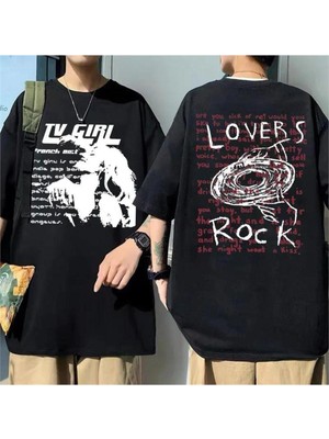 Harmony Factory Siyah Tv Girl Lovers Rock Unisex T-Shirt