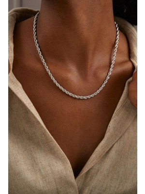 Normadia Kadın Burgu Burma Kolye, Paslanmaz Çelik ve Altın Kaplama, Şık Takı