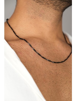 Normadia Erkek Çelik Kolye, Şık ve Dayanıklı, Renk Koruma Garantili