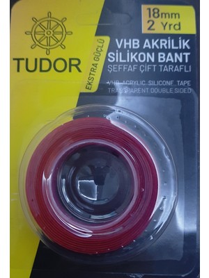 Genel Çift Taraflı Akrilik Silikon Bant Şeffaf Ekstra Güçlü Yapışkanlı Su Geçirmez Çerçeve Tablo Bandı