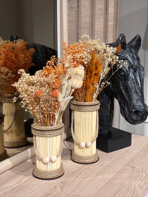 Arzunun Mum Bahçesi 2'li Vazo Seti