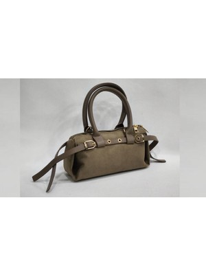 Aysamood Kadın Süet Dikdörtgen Omuz Çantası