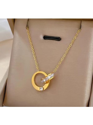 Normadia Şık ve Dayanıklı Çelik Kolye, Zarif Tasarım ve Yüksek Kalite ile