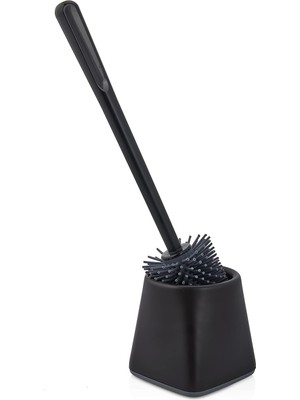 Hepta Collection Ata Home Silikon Wc Tuvalet Banyo Fırçası Klozet Fırçası Siyah Kare