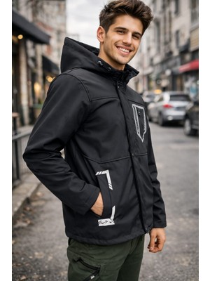 SINWEAR Sınwear Su ve Rüzgar Geçirmez Içi Kürklü Softshell Erkek Mont