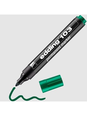 Delixa Edding 103 Permanent Markör Yeşil