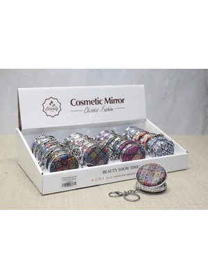 Alem Taşlı El Aynası Anahtarlık ALK3775