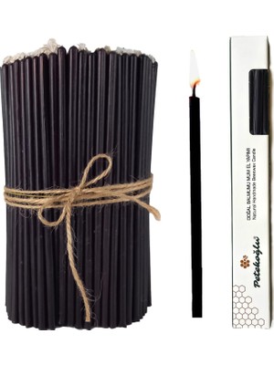 Delixa Almumu Mum Dilek Mumu Doğal Petek Ince Uzun Parti Nişan Düğün Ritüel Doğum Günü Mum 15 Adet Beeswax