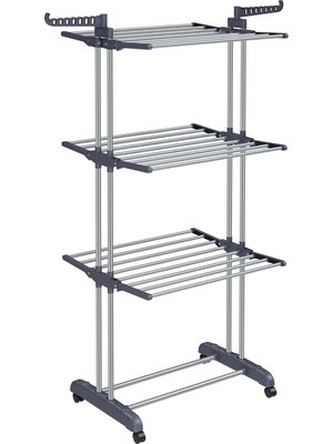 Delixa Elbise Havalandırma Sistemi, Stand Kurutucu 4 Kademeli, Kanatlı Elbise Havalandırma Sistemi, Katlanı