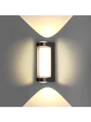 Delixa Sekatech Dekoratif Su Geçirmez Üç Yönlü LED Aplik Lara 9W 3200K Gün Işığı LED Aydınlatma