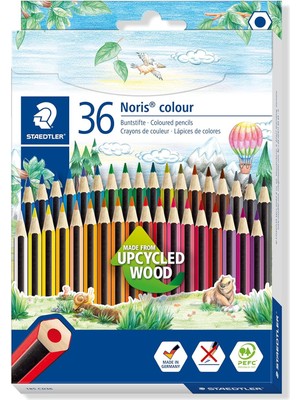 Braventa Collection Staedtler 185 CD36 Noris Kuru Boya Kalemi 36'lı