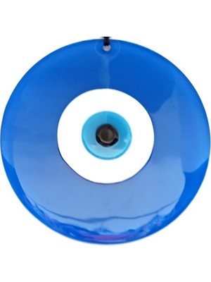 Luord-Store Cam Nazar Boncuklu Mavi Renk 20 Santimetre El Yapımı Duvar Süsü