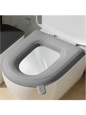 Delixa Taşınılabilir Silikon Tuvalet Oturak Kılıfı,klozet Kılıfı, Su Geçirmez, Yıkanabilir, Asorti