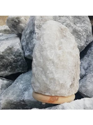 Doğal Çankırı Kaya Tuzu Lambası, 3-4 Kg, Sağlıklı ve Şık Aydınlatma