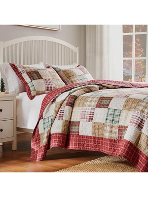 Delixa Greenland Home OXFORD%100 Pamuk Yorgan Seti, 2 Parça Ikiz/xl, Kırmızı