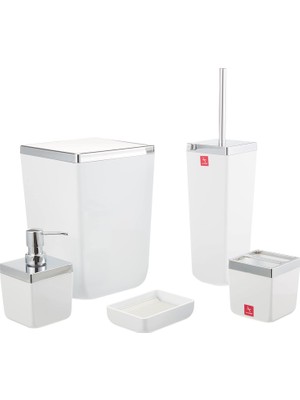 Hepta Collection Toskana Banyo Seti/beyaz