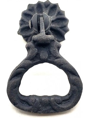 Alem Antika Tarz Dekoratif Pirinç Kalp Sarkaç Mobilya Kulbu - 25 Mm, Oksit