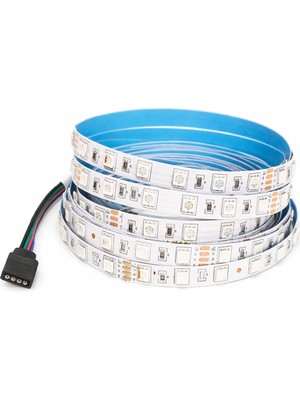 Ledarmy Rgb LED Şerit Bant 5 Metre 12V 5050 Smd 60 Led/m IP20 Iç Mekan Aydınlatma