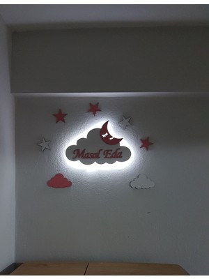 Renkli Çocuk Odası Dekoratif Gece Lambası, Yumuşak Işık ve Güvenli Tasarım