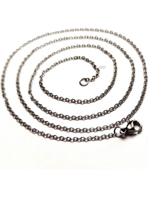 Normadia 70 cm Uzun Ince Paslanmaz Çelik Kolye Zinciri, Anti Alerjik ve Dayanıklı