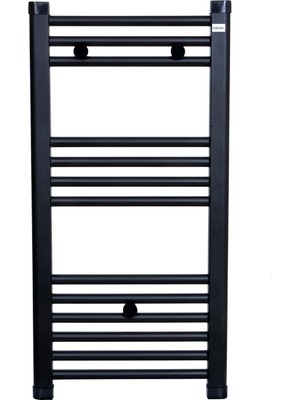 Delixa Digisu 400X800 Siyah Havlupan Radyatör