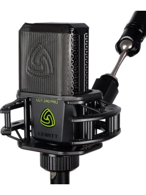 Delixa Lewitt-Ses Vokal Enstrüman Kayıt ve Akış Için Xlr Kondenser Mikrofon - Lct 240 Pro Profesyonel Konde
