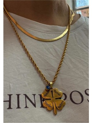 Normadia Özel Isimli Yonca Kolye, Sevgiyle Tasarlanmış Anneler Günü Hediyesi