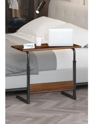 Delixa 80X40 Yükseklik Ayarlı Çalışma Masası Dikiş Masası Hasta Yemek Masası Laptop Sehpası