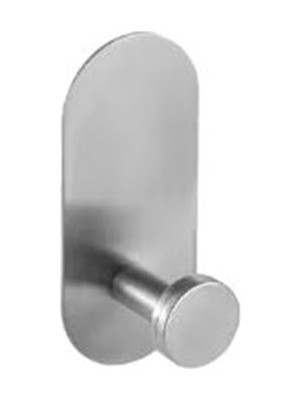 Delixa Ardini Kendinden Yapışkanlı Metal Askılık Tekli Krom