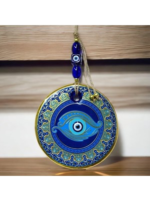 Luord-Store Yaldızlı Göz Modelli Duvar Süsü Camlı Duvar Dekoru