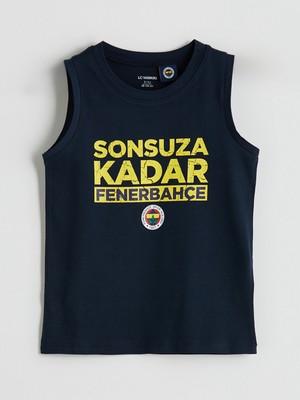 Lc Waikiki Yeni Sezon Bisiklet Yaka Fenerbahçe Baskılı Erkek Çocuk Atlet