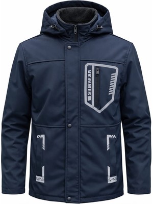 SINWEAR Sınwear Su ve Rüzgar Geçirmez Içi Kürklü Softshell Erkek Mont