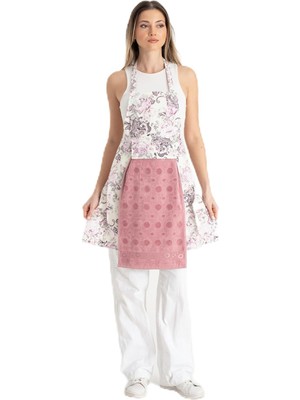 Delixa Enoteks Gül Kurusu Havlulu Su Geçirmez Mutfak Önlüğü, Yetişkinler Için Önlük, Erkekler Kadınlar Için