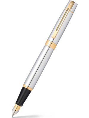 Delixa Sheaffer 9342-0 300 Serisi Dolma Kalem (M) Parlak Krom Altın