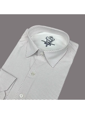Eren Style Slim Fit Pamuklu Uzun Kollu Cepsiz Gömlek (Slim Fit Kalıp)