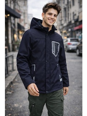 SINWEAR Sınwear Su ve Rüzgar Geçirmez Içi Kürklü Softshell Erkek Mont