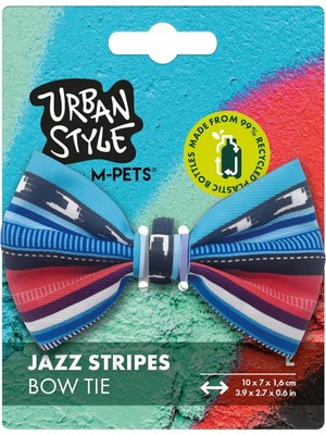 Delixa M-Pets Urban Style Jazz Strıpes Papyon (L)