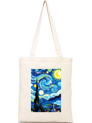 Delixa Van Gogh Yıldızlı Gece Bez Çanta